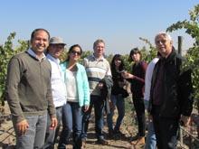 Visita a terreno Viña Santa Rita, Alto Jahuel, 21 de Abril.
