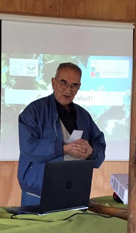 El Sr. Leopoldo Carreño en representación de los productores de la zona.