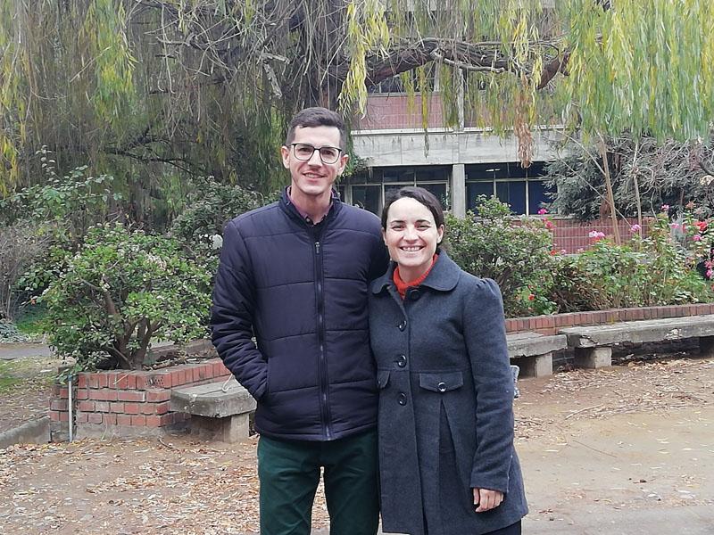 El académico Junior Miranda Scheuer, de nacionalidad brasileña, cursa el Doctorado en Ciencias Agrarias de la Facultad de Agronomía, Universidad de la República, Montevideo, Uruguay.