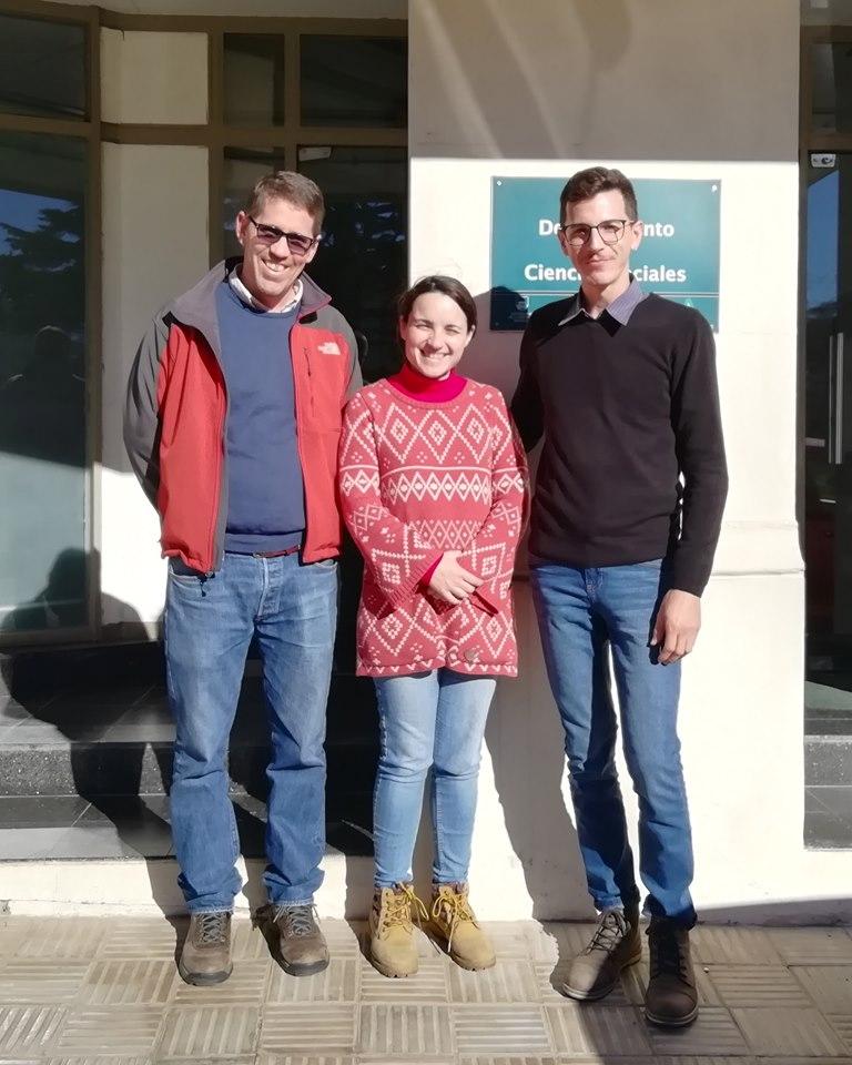 Profesores Federico García y Junior Miranda de la Facultad de Agronomía Universidad de la Repùblica.