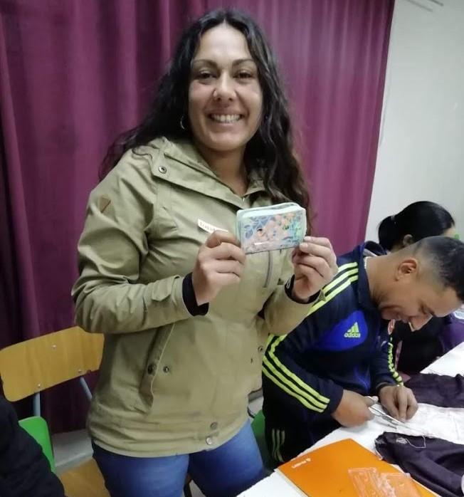 Billetera de Tetra Pack terminada.