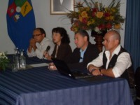 La mesa que encabezó los seminarios estuvo compuesta por Víctor Escalona, Eva Cristina Correa, Luis Luschinger y Javier Obando.